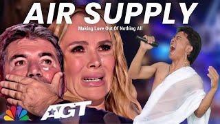 Golden Buzzer  The judges criying when he heard the song Air Supply with an extraordinary voice