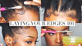 How to lay your edges for beginners  FabulousBre