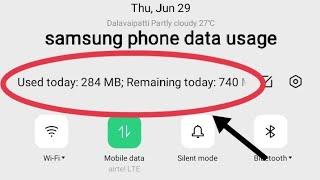 How to enable Data usage notification in Samsung phone  in Tamil by Jagadeesan #samsung