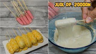 RESEP CORNDOG SOSIS TAKARAN SENDOK ANTI GAGAL  Dapur Ayah Raja