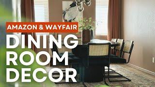 Decorating a Dining Room with Amazon & Wayfair