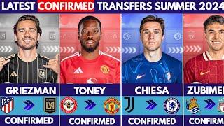 LATEST CONFIRMED TRANSFER NEWS SUMMER 2024 TONEY TO MAN UNITED️ CHIESA TO CHELSEA️