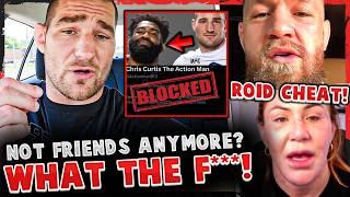 Sean Strickland RESPONDS to Chris Curtis BLOCKING him Conor McGregor SNAPS on CHEAT Cris Cyborg