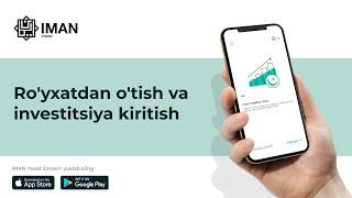 IMAN Invest - royxatdan otish va investitsiya kiritish