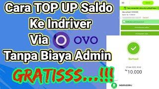 How to Top Up Indriver Balance Via OVO Digital Wallet  Free No Admin Fees