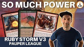 THE DECK IS REAL I didnt lose a game with Ruby Storm in the mtg Pauper The deck is FIRE