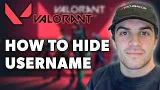 How To Hide Username in Valorant Full 2024 Guide