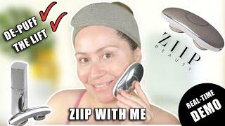 ZIIP HALO - THE LIFT & DE-PUFF TREATMENTS DEMO  ZIIP WITH ME SERIES #ZIIPHALO