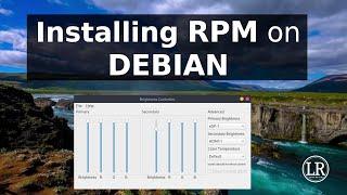 Installing RPM package on Debian  Brightness-Controller on Parrot & Peppermint OS