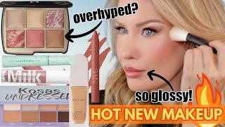 TESTING THE HOTTEST NEW MAKEUP RELEASESHourglass Kosas Milk Makeup Cover Girl & More