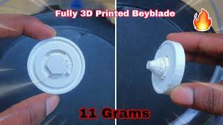 Fully 3D Printed Beyblade  11Grams very Light weight Beyblade