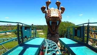 Cobras Curse 4K Front Seat POV - Busch Gardens Tampa Bay