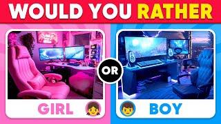 Would You Rather...? Boys VS Girls Edition  Daily Quiz
