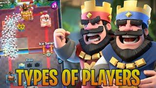 Different Types Of Clash Royale Players #shorts