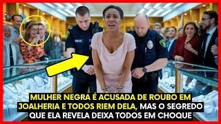 Mulher Negra é Acusada de Roubo em Joalheria e Todos Riem dela Mas quando seu Marido Chega...