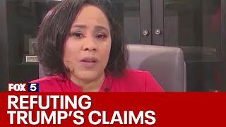 Fulton DA responds to Trumps derogatory claims  FOX 5 News