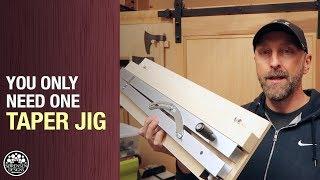 You Only Need One Taper Jig  Woodworking