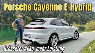 Porsche Cayenne e-Hybrid Reichweite Akku Leistung Das bringt das Facelift Test  Review  2023