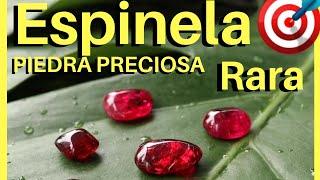 Piedras Preciosas RARAS  Que es una ESPINELA  Espinela en la vida real  Tipos de espinela