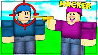 TANQR VS AIMBOT HACKER.. Roblox Arsenal