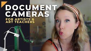 IPEVO VZ-R & OKIOCAM S  Document Cameras For ARTISTS & ART TEACHERS  Unboxing  Demonstration 