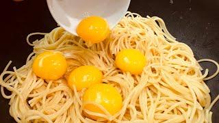 Do you have pasta and eggs at home? Inexpensive and delicious recipe