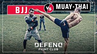 THAIBOXER vs. BJJ-Blue-Belt  MMA Streetfight  DFC