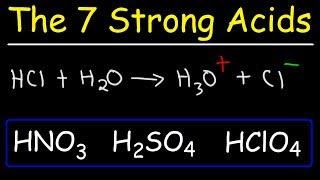 How To Memorize The Strong Acids and Strong Bases