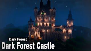 Minecraft How to build a Dark Forest Castle  Tutorial part 2