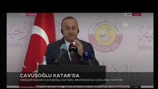 Çavuşoğluna mali destek almaya mı geldiniz sorusu sorulunca TRT yayını kesti. Katar Ziyareti