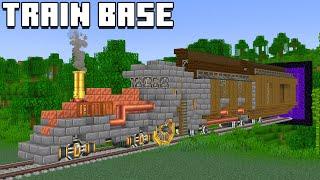 An Entire Base on a Create Mod Train?