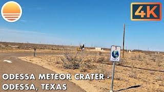 Odessa Meteor Crater to Odessa Texas Drive with me on a Texas highway