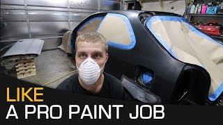 Throwing Down Epoxy Primer - How To Paint Car at Home Series Step #4