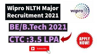 Wipro NLTH Registration 2021  Wipro Elite National Talent Hunt 2021  Wipro NLTH