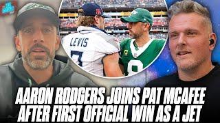 Aaron Rodgers Says The Jets Offense Is Gelling Ready For TNF vs Patriots  Aaron Rodgers Tuesday