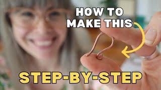 How to make Shepherds Hook Ear Wires + What NOT to do...  Step-by-Step Jewelry Tutorial