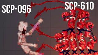 SCP-096 vs SCP-610 - People Playground 1.21.3