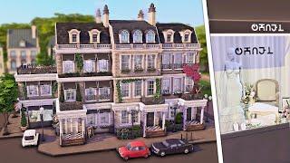 London Townhouses with Bridal Boutique  The Sims 4 Speed Build