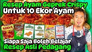 RESEP LENGKAP AYAM GEPREK 3 ALAM MOZARELLA & SAMBEL‼️SIAPA SAJA BOLEH BELAJAR BISA LANGSUNG JUALAN‼️