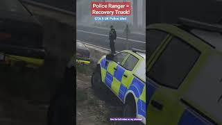 Police Ford Ranger becomes RECOVERY TRUCK  GTA 5 UK LSPDFR Police Mod