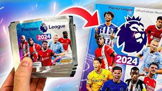 Trying To *COMPLETE* My Panini PREMIER LEAGUE 2024 Sticker Collection Opening 50 PACKS