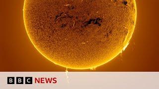 Stunning photos show the Sun like never before  BBC News