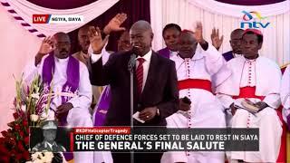 DP Gachaguas speech at General Ogollas burial