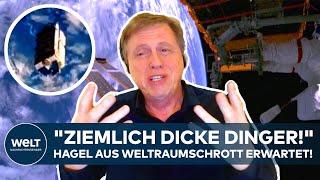 WELTRAUMSCHROTT Trümmerregen über Deutschland? Ziemlich dicke Dinger ISS-Akku stürzt auf Erde