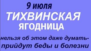 9 июля народный праздник Тихвинская Ягодница. Что делать нельзя. Народные приметы и традиции.