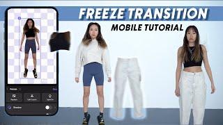 Freeze Frame Fashion Transition Reels  TikTok Mobile Video Editing Tutorial