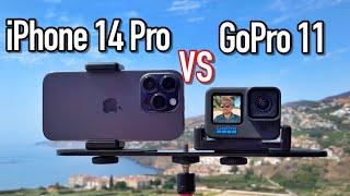 GoPro Hero 11 Black VS iPhone 14 Pro Camera Comparison