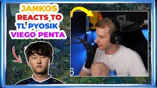 Jankos Reacts to TL PYOSIK Viego PENTA 