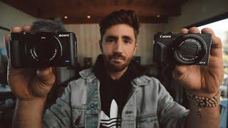 Best BUDGET Vlogging Camera For YOUTUBE 2023  Sony ZV1 vs Canon G7X Mark III Review