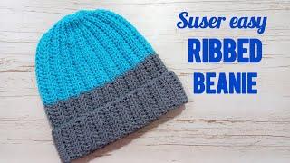 very easy and very fast crochet beanie hat